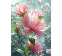 Spring Flowers 200 Piece Jigsaw Puzzles for Adults, Colourful, Challenging & Brainteasing Adult puzzles 200 Pieces Petals, Fun jigsaws for The Whole Family 14x10 inch