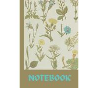 Spring Flowers A5 Hardback Notebook For Note Taking: Botanical Journal For School College or University