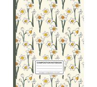 Spring Flowers Composition Notebook - Elegant Floral Design, 7.5 x 9.25 Inches, 120 College Ruled Pages: Soft Matte Cover for Writing, Journaling, and School