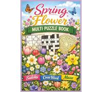 Spring Flowers Multi Puzzle Book