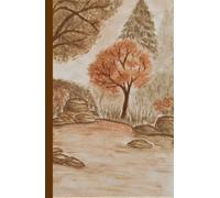 Spring forest lake: An Unlined Journal Featuring Original Earth Pigment & Clay Artwork | Nature-Inspired Cover Design | 192 Blank Pages for Writing, Sketching, Creativity & Reflection