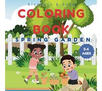SPRING GARDEN: Coloring Book For Kids Boys & Girls 2-6 age | Preschool Kindergarten Activities | Spring Gifts for Toddlers