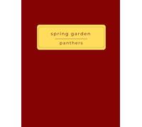 Spring Garden Panthers Notebook