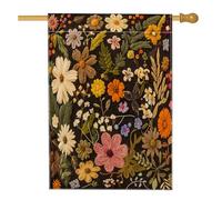 Spring Garden Phloxs - Bandiera per casa dei fiori, 71 x 101 cm, double face, decorativa per esterni, a tema a maglia, bandiera per la casa, divertente bandiera vintage per esterni, piccola bandiera