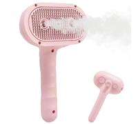 SPRING GAT COMB - Pennello ergonomico per la toeletta per animali domestici per lo spargimento | Pettine della per cani e gatto con funzione di spruzzo, strumento multifunzionale per la cura de