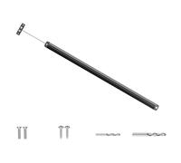 Spring Gate Più - Chiusura A Molla Di Metallo Regolabile | Chiusura Automatica Della Porta Con Rivestimento In Polvere Nera Resistente Alle Intemperie | Kit Per Impugnature Per Lo Schermo Del R