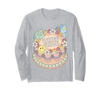 Spring Girlie Quote Springtime Celebration Saying Maglia a Manica