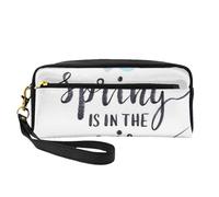 Spring is in The Air Print Fashion Cosmetic Bag - Borsa portaoggetti multifunzionale, Nero , Taglia unica