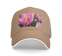 Spring is in the Air Print Neutro Sandwich Hat Style Fit All Year Cappellini da baseball regolabili Snug Secure, Naturale, Taglia unica