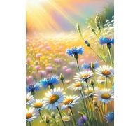 Spring Landscape Painting With Reeds Sunset Sky Bandiera Da Giardino Durevole Bandiere Robuste Flag Per Esterno Prato Giardino 30X45Cm