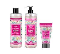 Spring Linea completa di Sapone Liquido da 500 ml, Doccia Shampoo da 500 ml e Crema viso/corpo/mani da 75 ml, Emozioni della Natura