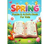 Spring Puzzle & Activity Book for Kids