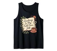 Spring Reset Crescita Mindset Blooming in Progress Self Care Canotta