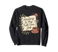 Spring Reset Crescita Mindset Blooming in Progress Self Care Felpa