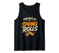 Spring Rolls Eating Asian Food Funny Canotta