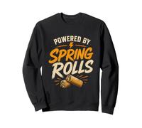 Spring Rolls Eating Asian Food Funny Felpa