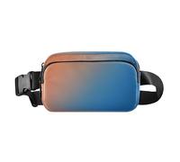 Spring Romance - Marsupio alla moda per donne, uomini, adolescenti, mini marsupio con cinghia regolabile per le vacanze, Dividi tramonto, 1 size