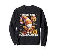 Spring Sayings For Women Honey Bee Gnome Swing Into Spring Felpa