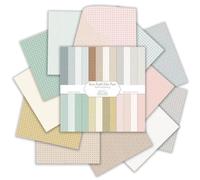 Spring Scrapbook Paper Vintage Green Vine Patterned Paper Pad 12 × 12,24 fogli double-face Bobo Floral Scrapbooking CardStock carta Pad per Holiday Cardmaking DIY Origami Papers. (PAD2116)