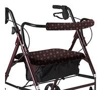 SPRING SEASON Cuscino e schienale per sedia a rotelle, ergonomico, comodo, durevole, traspirante, impermeabile, facile da pulire, per il massimo comfort e supporto per sedie a rotelle (stella rossa)