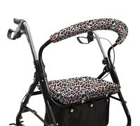 SPRING SEASON Cuscino e schienale per sedia a rotelle, ergonomico, comodo, durevole, traspirante, impermeabile, facile da pulire, per il massimo comfort e supporto per sedia a rotelle (motivo