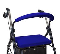 SPRING SEASON Cuscino e schienale per sedia a rotelle, ergonomico, confortevole, durevole, traspirante, impermeabile, facile da pulire, per il massimo comfort e supporto per sedie a rotelle (blu reale