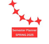 Spring Semester 2025 Planner, 8.5" x 11”, January 1st 2025 to May 31st 2025, one dated page per day with lines ,for all 5 months, 166 pages total, paperback, Baseball theme