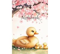 Spring Serenity: A Composition Notebook with Golden Duck and Ducklings for Creative Ideas: Nature's Harmony: A Guided Journal for Mindfulness and Reflection