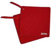 Spring - Set di 2 presine, colore: Rosso