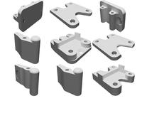 Spring Snap Catch Mount for Wall & Ceiling Heavy-Duty Installation Kit