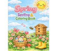 Spring: Spelling & Coloring Book