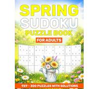 Spring Sudoku Puzzle Book for Adults: Relaxing Large Print Puzzles with 1000+ Words | Easy to Hard Word Search for Adults & Seniors with Solutions