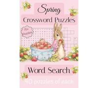 Spring Themed Word Search & Crossword Puzzle Book: | 6x9