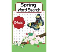 Spring Time Word Search Puzzle Book: Word Searches with Easy to Read Print about Spring, Flowers, Nature, and More | 6x9 Inches, 110 pages | 50+ ... Gift for Vacations, Holidays, and Free Times!