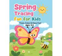 Spring Tracing Fun for Kids: Trace, Color and Have Fun!