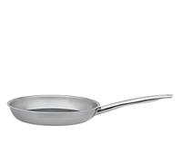 Spring Vulcano Cut Resist - Padella in acciaio INOX, con rivestimento antiaderente, adatta a induzione, 5 strati, resistente ai graffi, a induzione, in acciaio inox resistente al forno