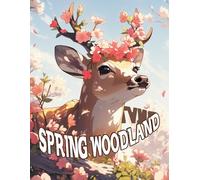 Spring Woodland Coloring Book: Forest Adventures Coloring Pages featuring Adorable Nature Designs for All Ages Fun and Relaxation