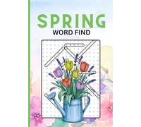 Spring Word Find: Large Print Word Search Books for Adults