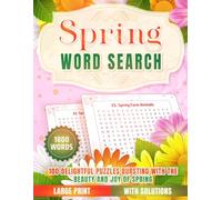 Spring Word Search: 100 Delightful Puzzles Bursting with the Beauty and Joy of Spring