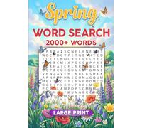 Spring Word Search Book for Adults Large Print: A Fun & Relaxing Spring Themed Word Find Puzzles | Big Print Puzzles for Adults & Seniors with Solutions