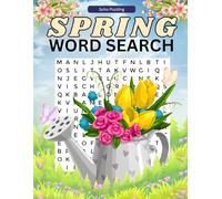 Spring Word Search for Adults: Large Print | 50 Easy Puzzles for Adults, Seniors & Teens | One Puzzle Per Page | Answer Key Included