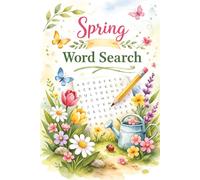 Spring Word Search for Adults: Large Print Puzzle Book with 100 Relaxing Spring-Themed Word Searches