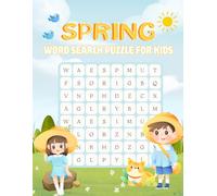 Spring Word Search for Kids: Fun and Easy Spring-Themed Word Search Puzzles for Kids | Large Print Activity Book for Learning, Fun and Brain Games
