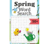 Spring Word Search: Gift for Vacations, Holidays, and Free Time | 50+ Word Search Puzzles with Easy to Read Print about Spring, Gardening, Nature and blooming flowers | 6x9 inches, 110 pages