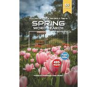 Spring Word Search Puzzle Book: Fresh Spring Word Searches Featuring Flowers, Rain Showers, Butterflies & More | 6x9 Inches, 110 Pages | 50+ Relaxing ... - Great for Travel, Breaks & Calm Afternoons!