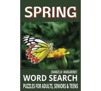 Spring Word Search Puzzle Book: is a vibrant 6x9 puzzle book with over 50+ fun and engaging puzzles. Perfect for relaxation and hours of fun.