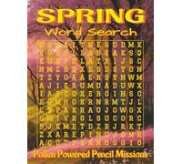 Spring word search puzzle book - large print: Word Searches with Easy to Read Print about Flowers, Birds, Gardening & More, 8.5x11, 110 pages, 55 ... spring breaks, holidays, and calm downtime.