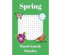 Spring Word Search Puzzle Book: Word Searches with Easy to Read Print about Spring, Birds, Flowers and More | 6x9 inches, 50+ Puzzles, 110 Pages | Gifts for Holidays, Vacation and Free Time