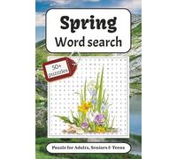 Spring Word Search Puzzle Book: Word searches with Easy to Read Print about Spring, Festival, Flowers, and More |6x9 inches, 110 pages | 50+ Puzzles ... Series | Gift for Lovers, Friends, Gardener