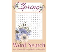 Spring Word Search Puzzle Book: Word Searches with Easy to Read Print About Spring, Flowers, Nature and More | 6x9 inches | 110 Pages | 50+ Puzzles